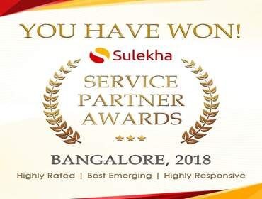 Sulekha Service Partner Award 2018 for Sri Lakshmi Caterers Bangalore