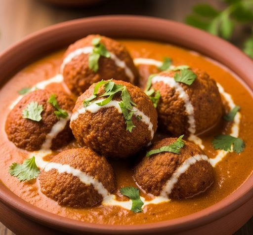 Malai kofta in a rich cashew gravy, a North Indian wedding favourite