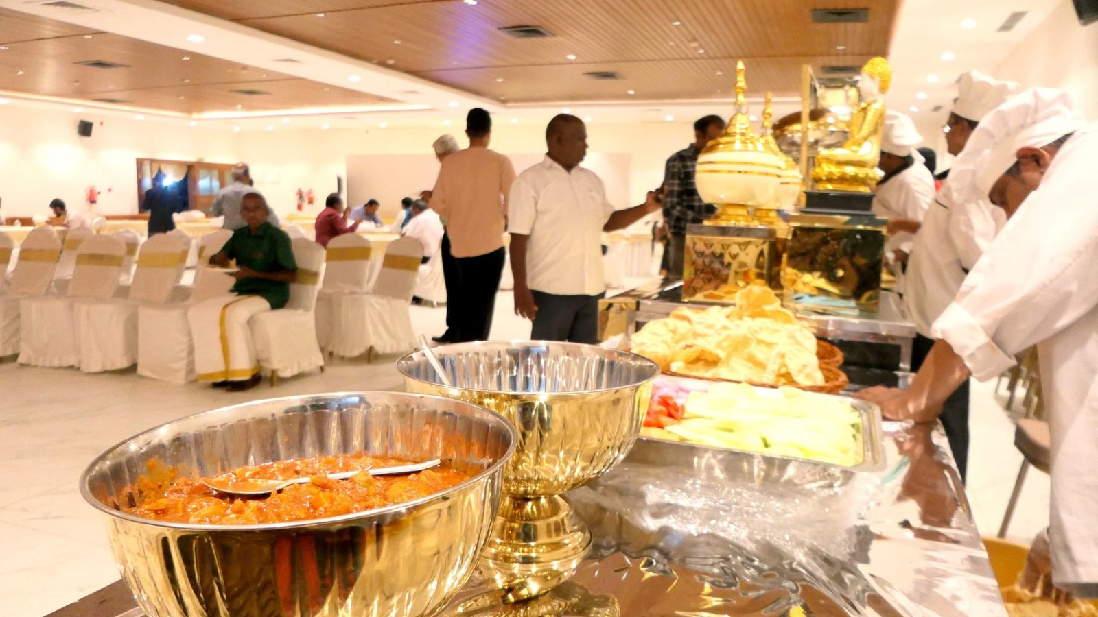 Reception Buffet Setup